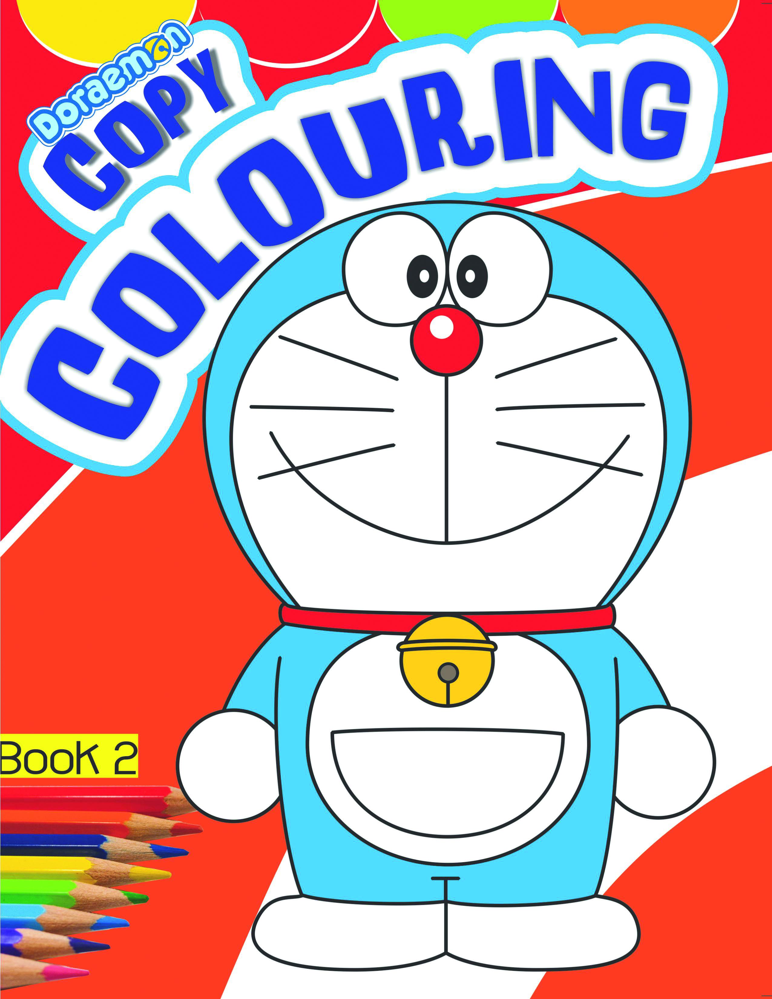 DORAEMON - Copy Colouring- BOOK - 2
