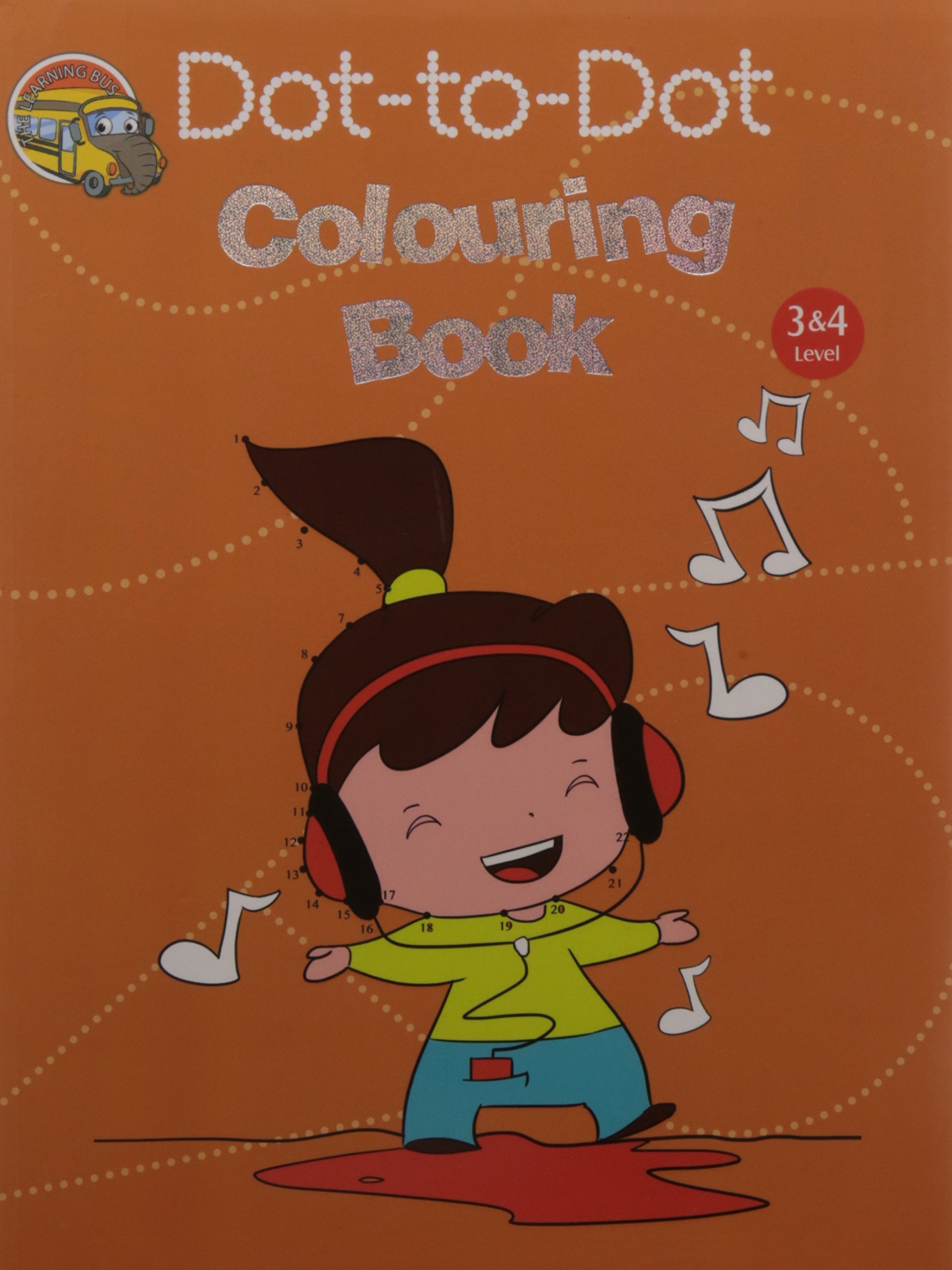 Dot-To-Dot Colouring Book : Level 1 & 2