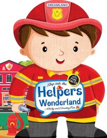 Step into the Helpers Wonderland - Activity and Colouring Fun Book for Age 4+