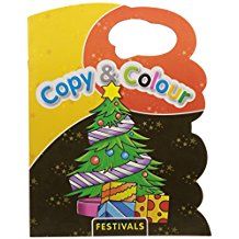 FESTIVALS - COPY AND COLOUR- Die-Cut Colouring Book