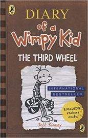Diary of a Wimpy Kid THE THIRD WHEEL by JEFF KINNEY exclusive stickers inside!