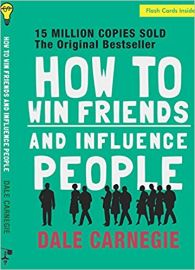 HOW TO WIN FRIENDS AND INFLUENCE PEOPLE by DALE CARNEGIE flash cards inside With a special story on Dale Carnegie by Lowell Thomas